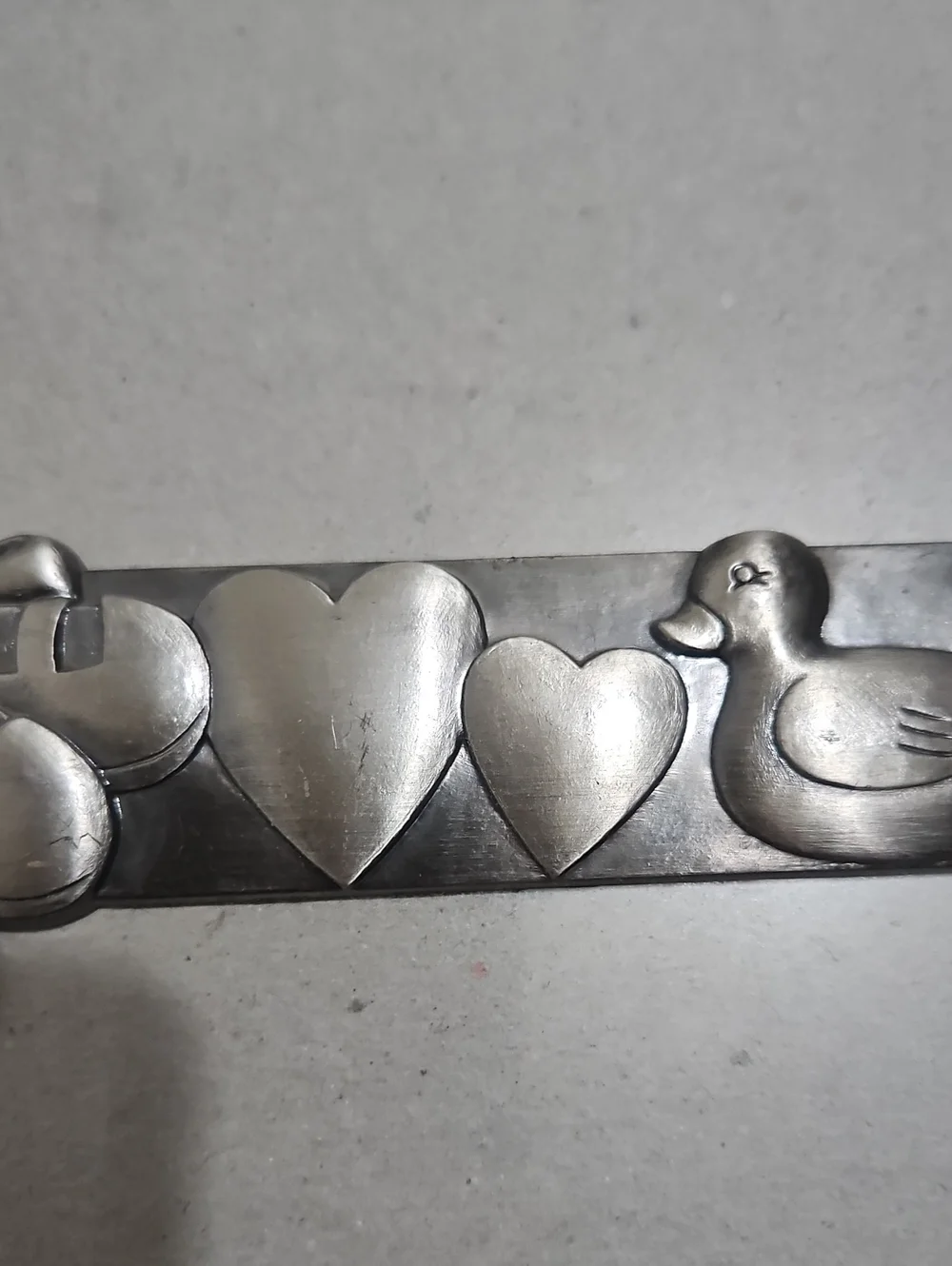 Silver Baby-Themed Double Picture Frame - 123 Design